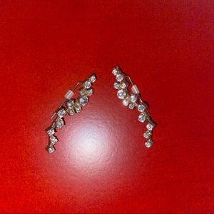 Baublebar Farah Diamond Ear Crawlers - Gold